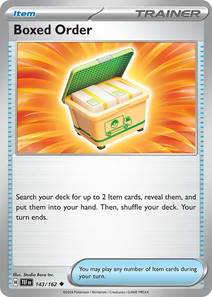 2024 Temporal Forces Boxed Order Uncommon #143/162 Uncommon card image