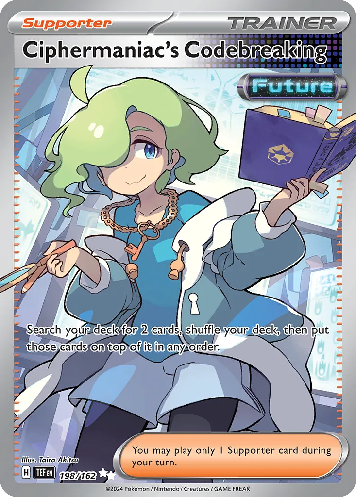 2024 Temporal Forces Ciphermaniac's Codebreaking #198/162 Ultra Rare card image