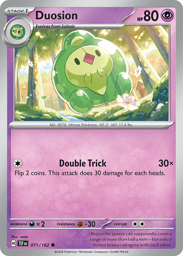 2024 Temporal Forces Duosion Common #071/162 Common card image