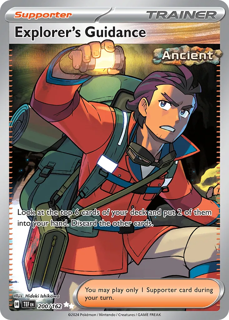 2024 Temporal Forces Explorer's Guidance #200/162 Ultra Rare card image