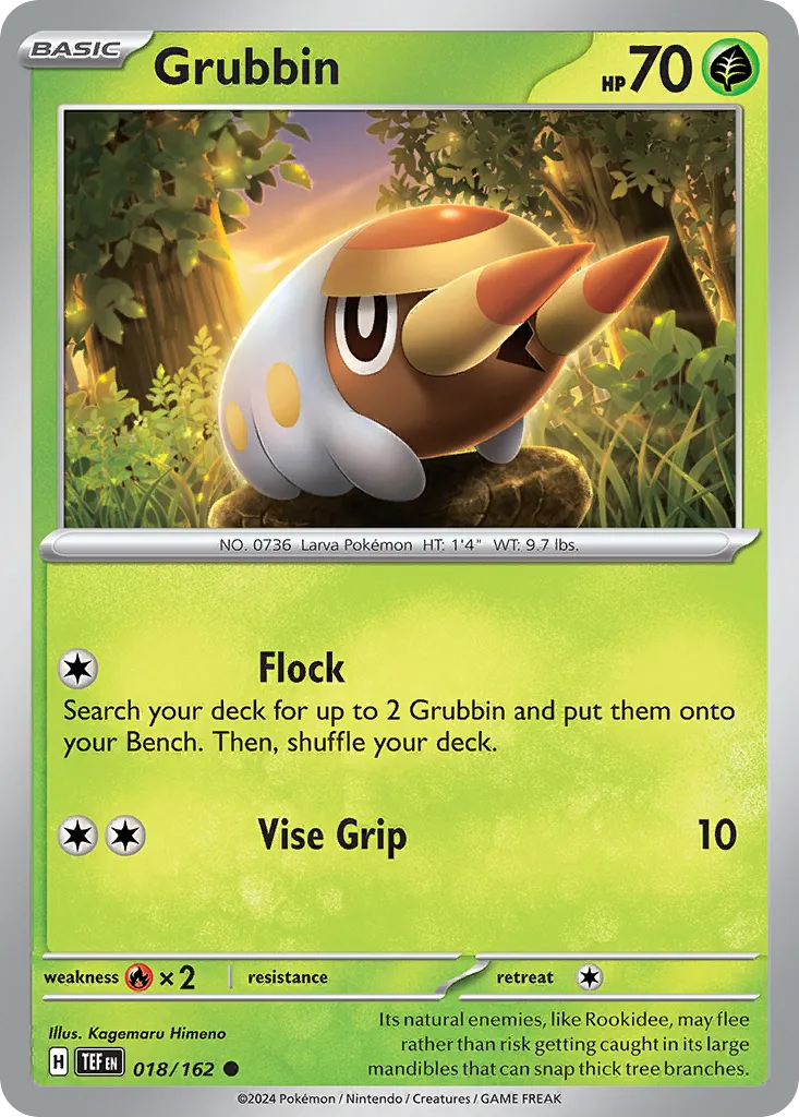 2024 Temporal Forces Grubbin Common #018/162 Common card image