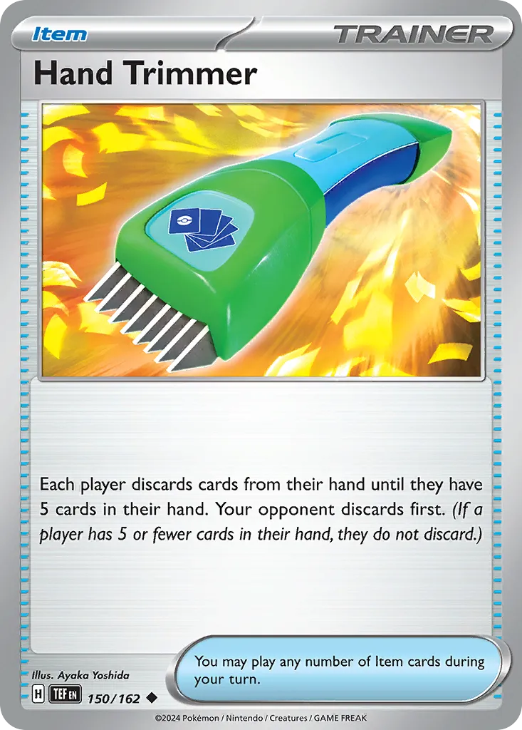 2024 Temporal Forces Hand Trimmer Uncommon #150/162 Uncommon card image