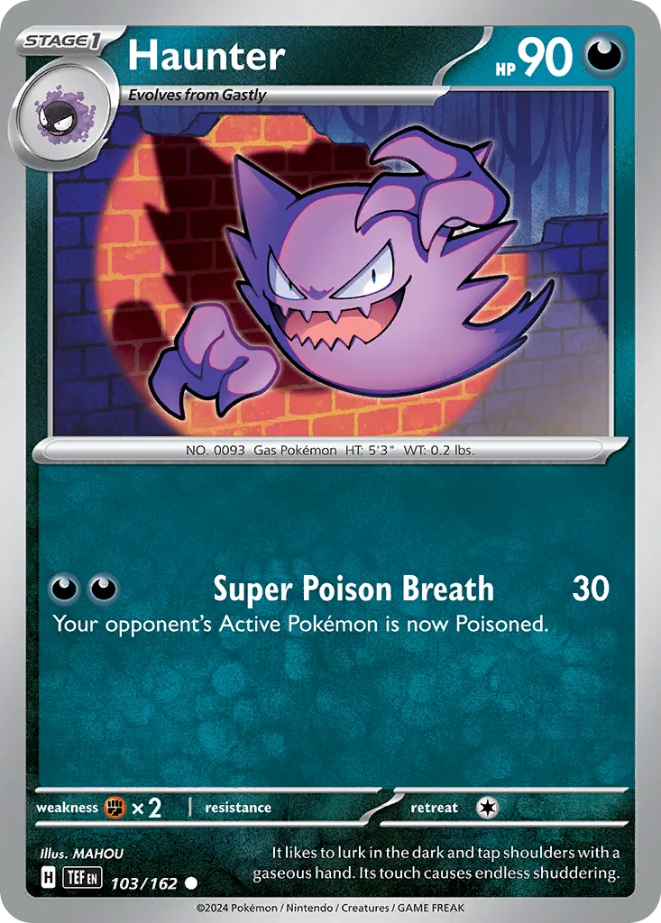 2024 Temporal Forces Haunter Common #103/162 Common card image