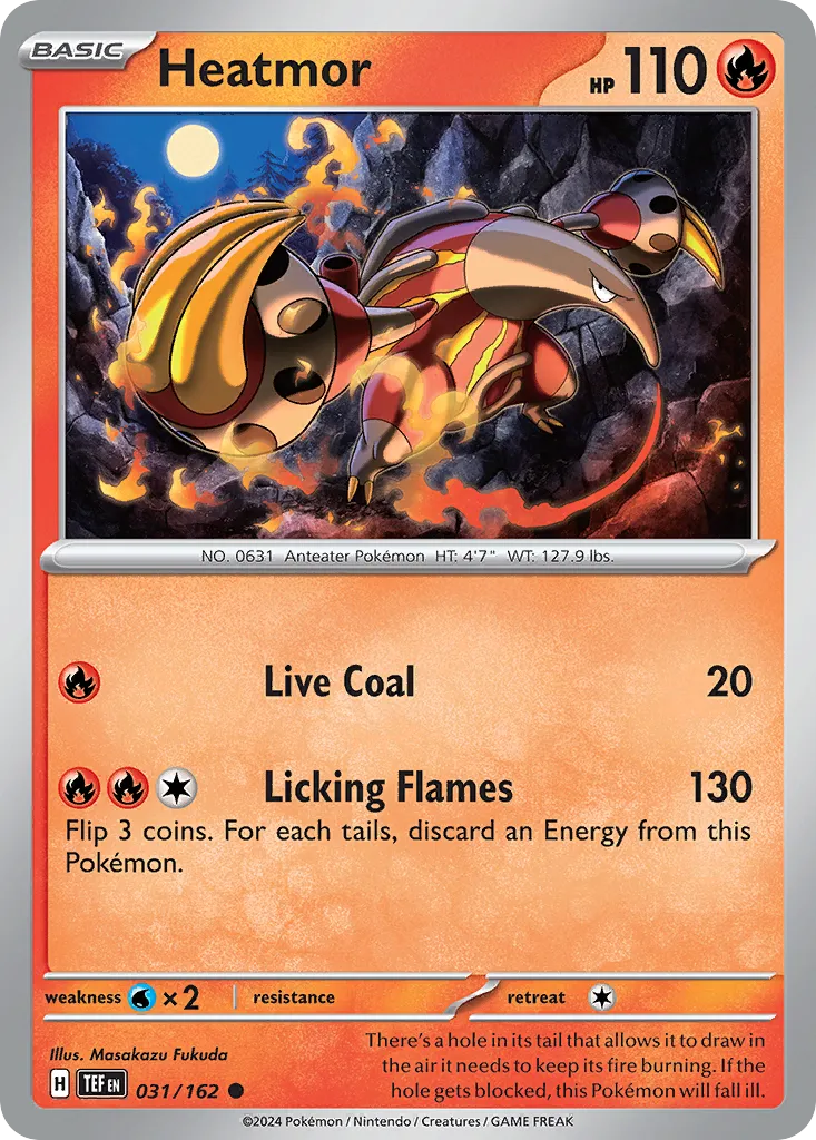 2024 Temporal Forces Heatmor #031/162 Common card image