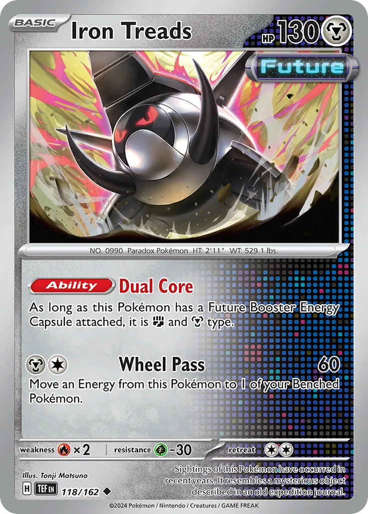 2024 Temporal Forces Iron Treads #118/162 Uncommon card image