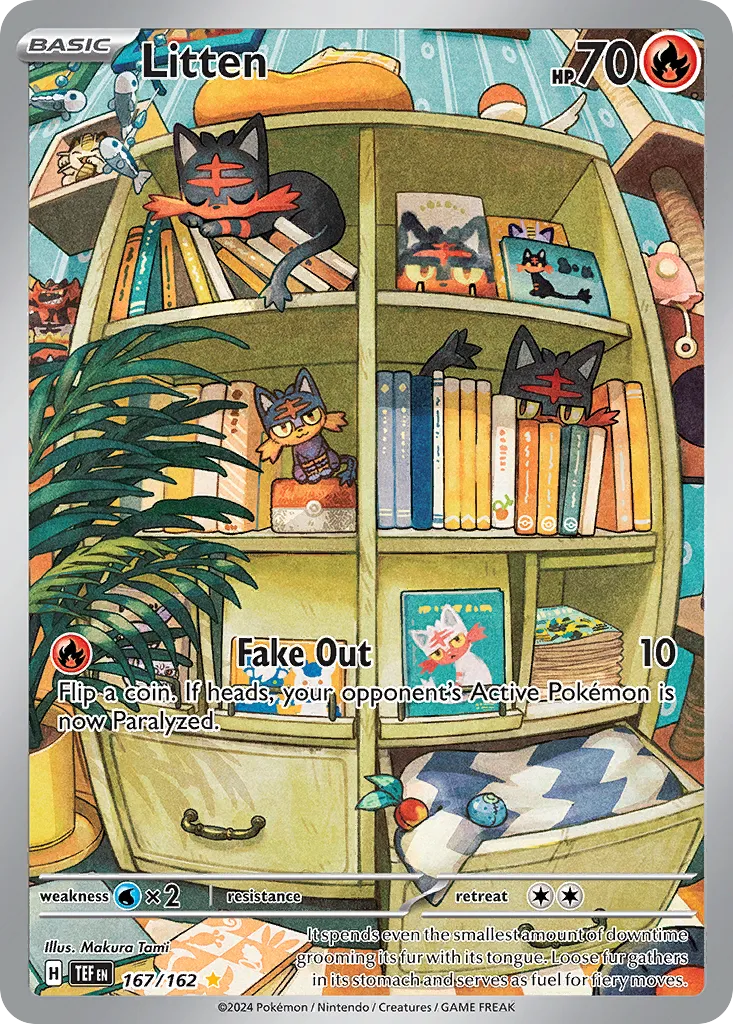 2024 Temporal Forces Litten Common #032/162 Common card image