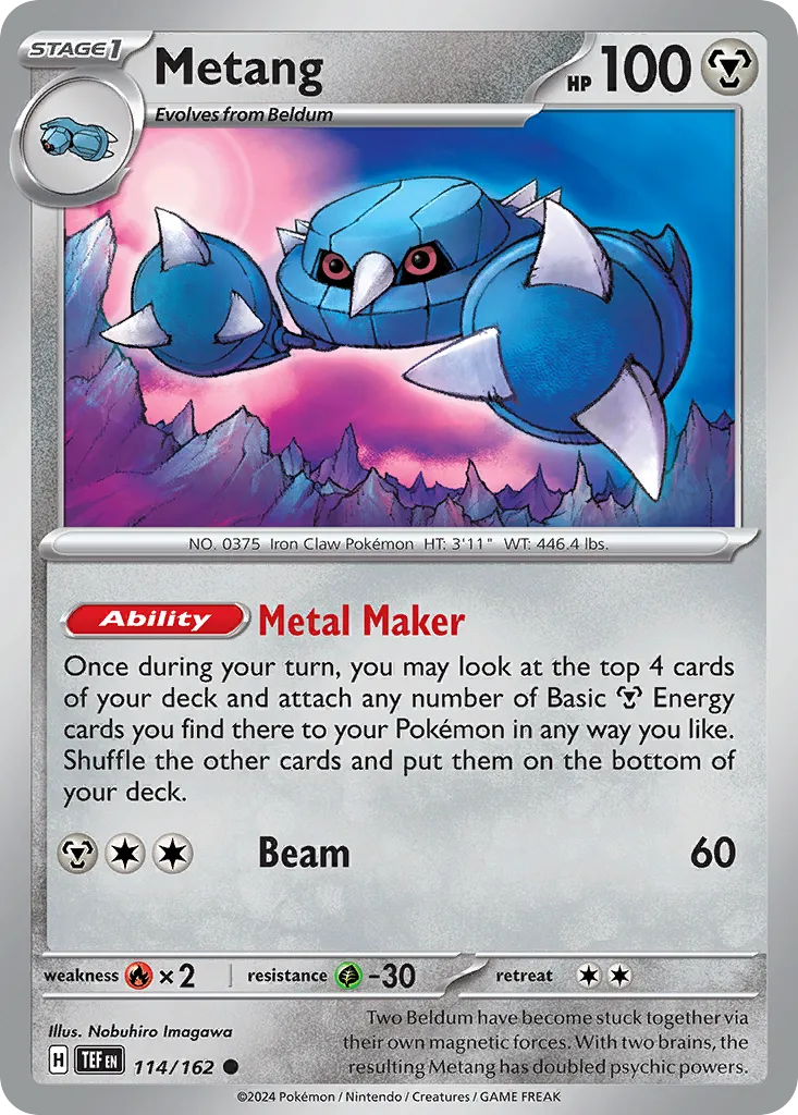2024 Temporal Forces Metang Common #114/162 Common card image
