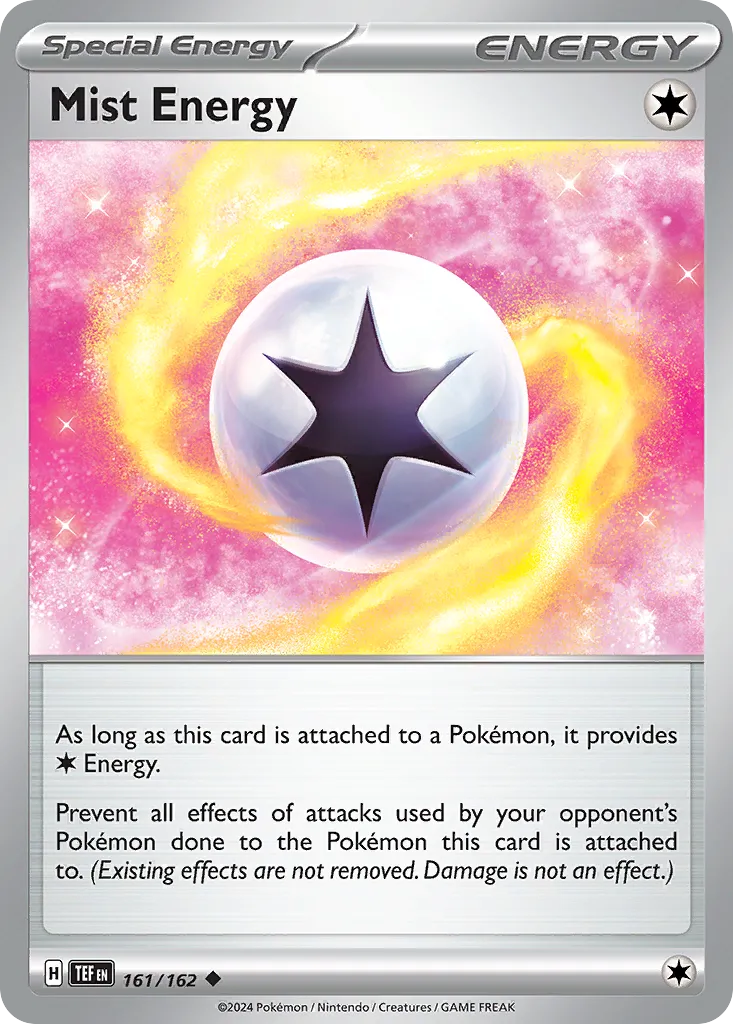2024 Temporal Forces Mist Energy #161/162 Uncommon card image