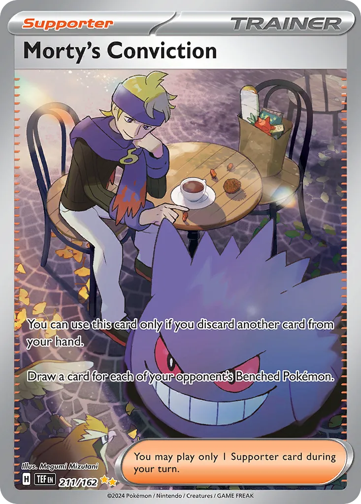 2024 Temporal Forces Morty's Conviction #201/162 Ultra Rare card image
