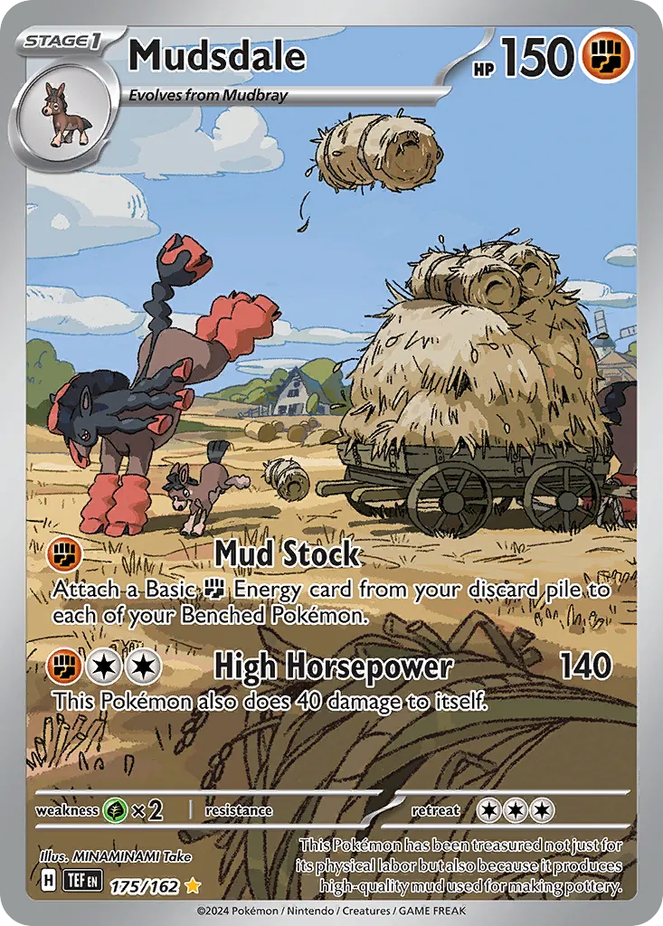 2024 Temporal Forces Mudsdale #175/162 Illustration Rare card image