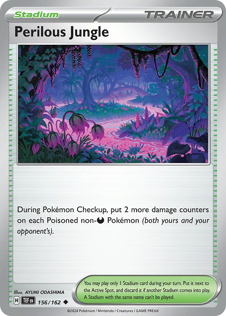 2024 Temporal Forces Perilous Jungle Uncommon #156/162 Uncommon card image