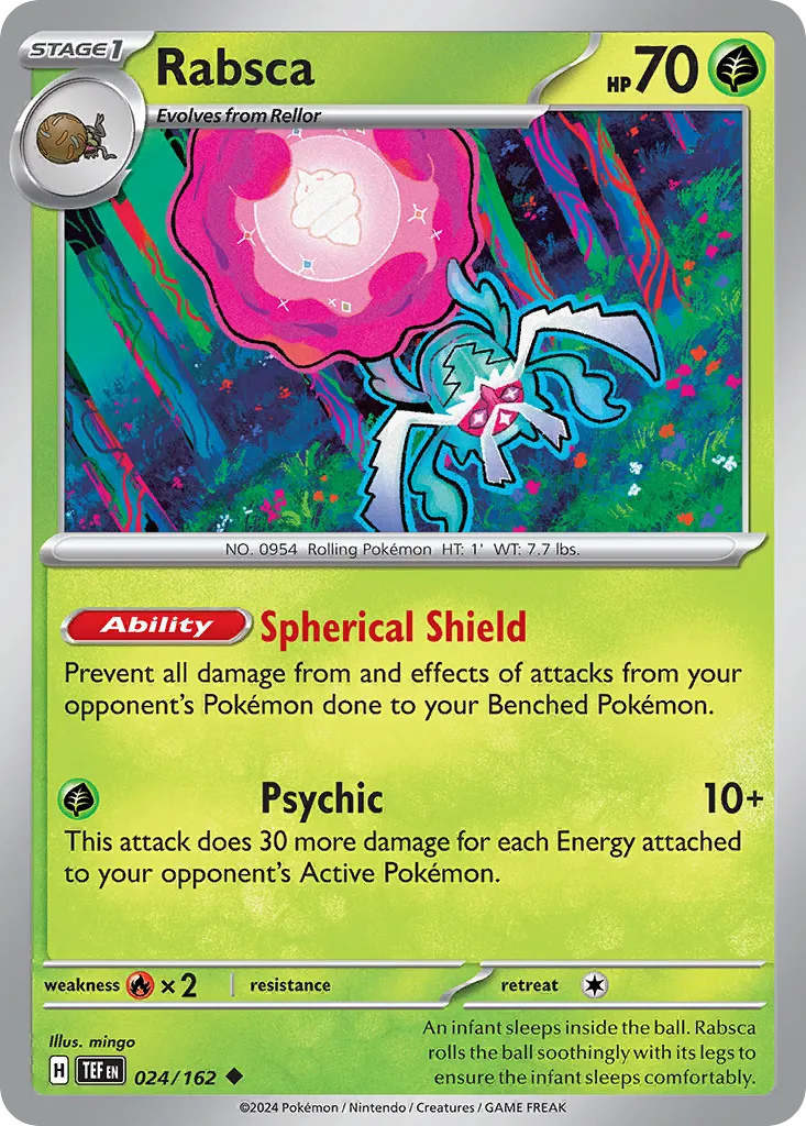 2024 Temporal Forces Rabsca Uncommon #024/162 Uncommon card image