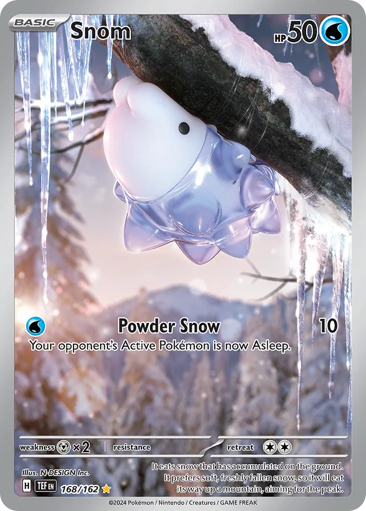 2024 Temporal Forces Snom #168/162 Illustration Rare card image