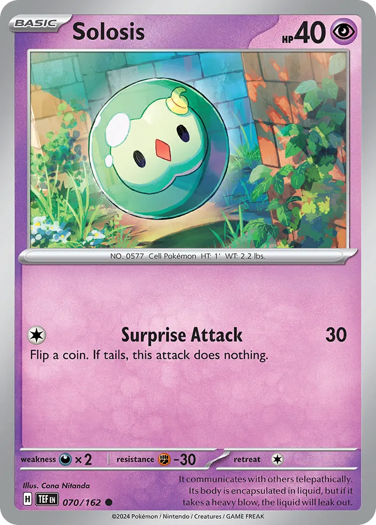2024 Temporal Forces Solosis Common #070/162 Common card image