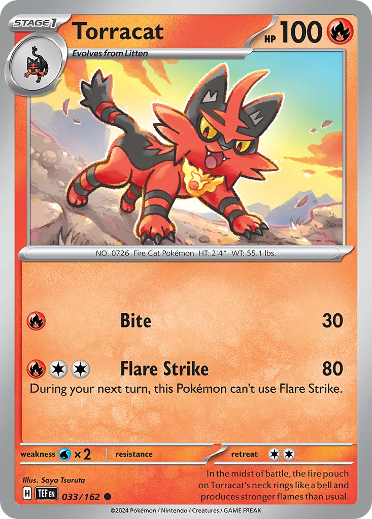 2024 Temporal Forces Torracat Common #033/162 Common card image