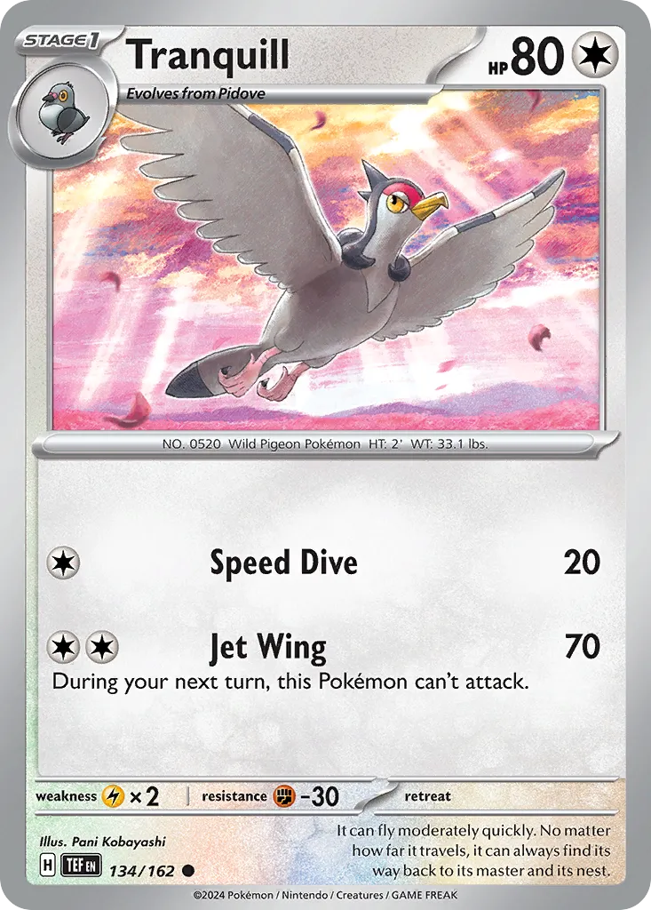 2024 Temporal Forces Tranquill Common #134/162 Common card image
