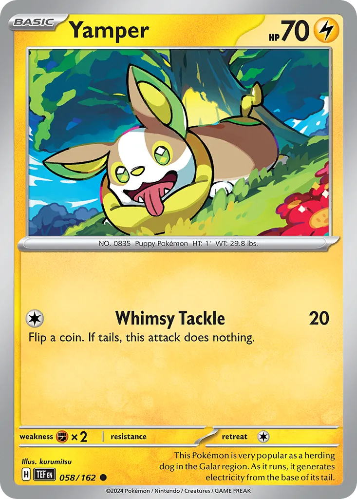 2024 Temporal Forces Yamper Common #058/162 Common card image