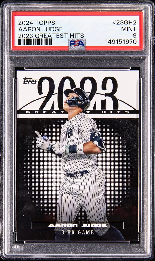 2024 Topps Aaron Judge 2023 Greatest Hits #23GH-2 card image