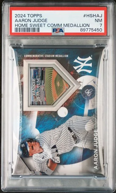 2024 Topps Aaron Judge Home Sweet Home Commemorative Stadium Medallions #HSHAJ card image