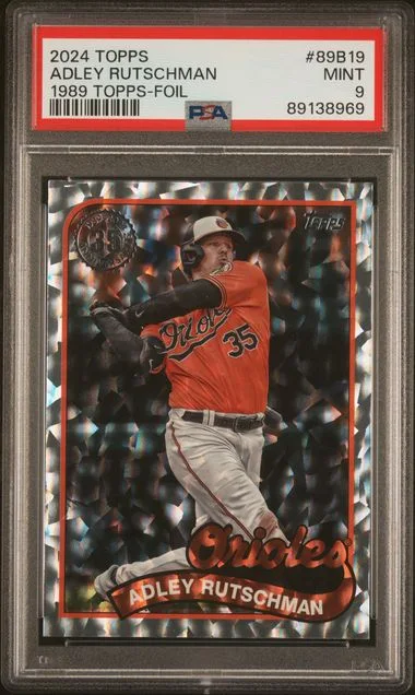 2024 Topps Adley Rutschman 1989 Topps Baseball Foil #89B19 card image