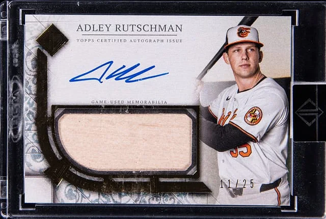 2024 Topps Adley Rutschman Transcendent Collection Autograph Relic Variation #TCAR-AR2 card image