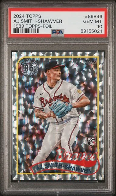 2024 Topps Aj Smith-Shawver 1989 Topps Baseball Foil #89B46 card image