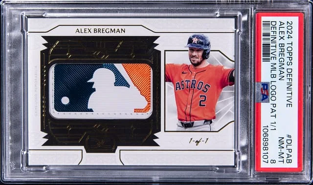 2024 Topps Alex Bregman Game-Used Definitive Collection MLB Logo Patch #DLP-AB card image