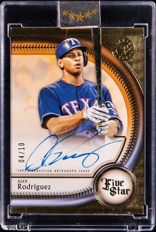 2024 Topps Alex Rodriguez Five Star Autograph #FSA-AR card image