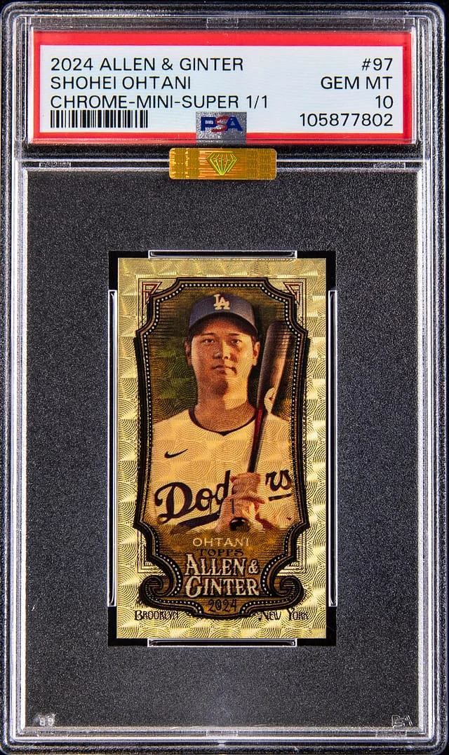 2024 Topps Allen & Ginter Shohei Ohtani Chrome Mini SuperFractor #97 card image
