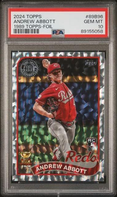 2024 Topps Andrew Abbott 1989 Topps Baseball Foil #89B96 card image