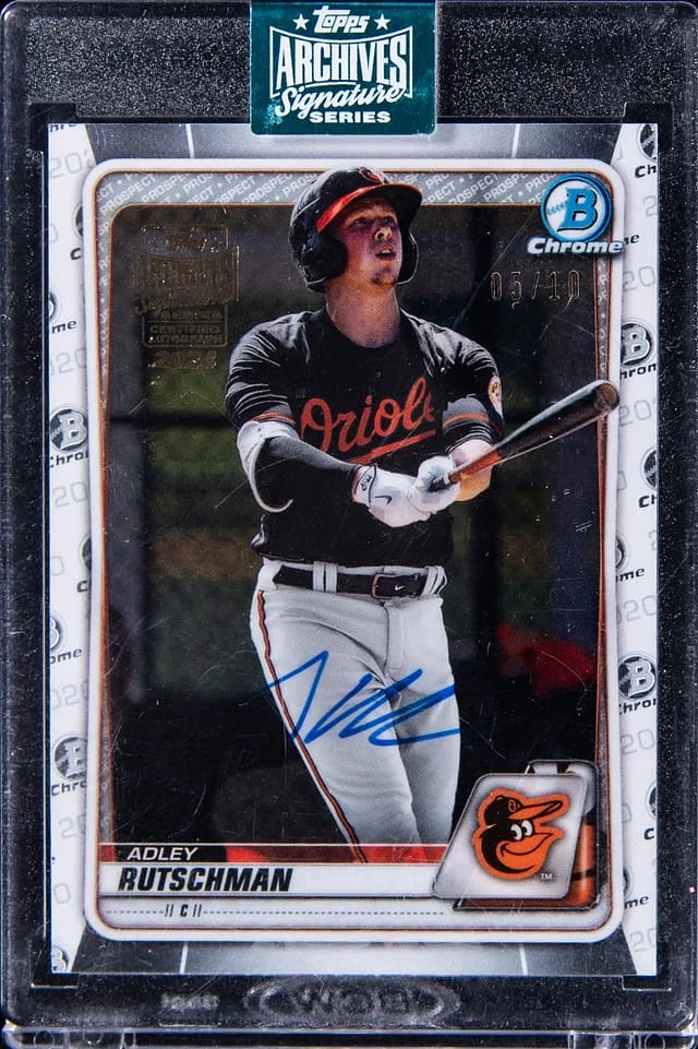 2024 Topps Archives Signature Series Adley Rutschman #BCP-50 card image