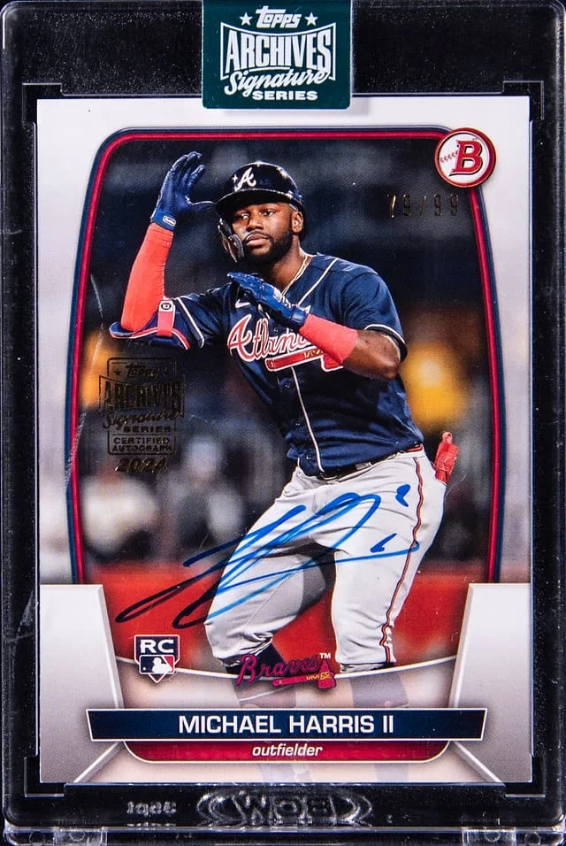 2024 Topps Archives Signature Series Michael Harris II 2023 Bowman #76 card image