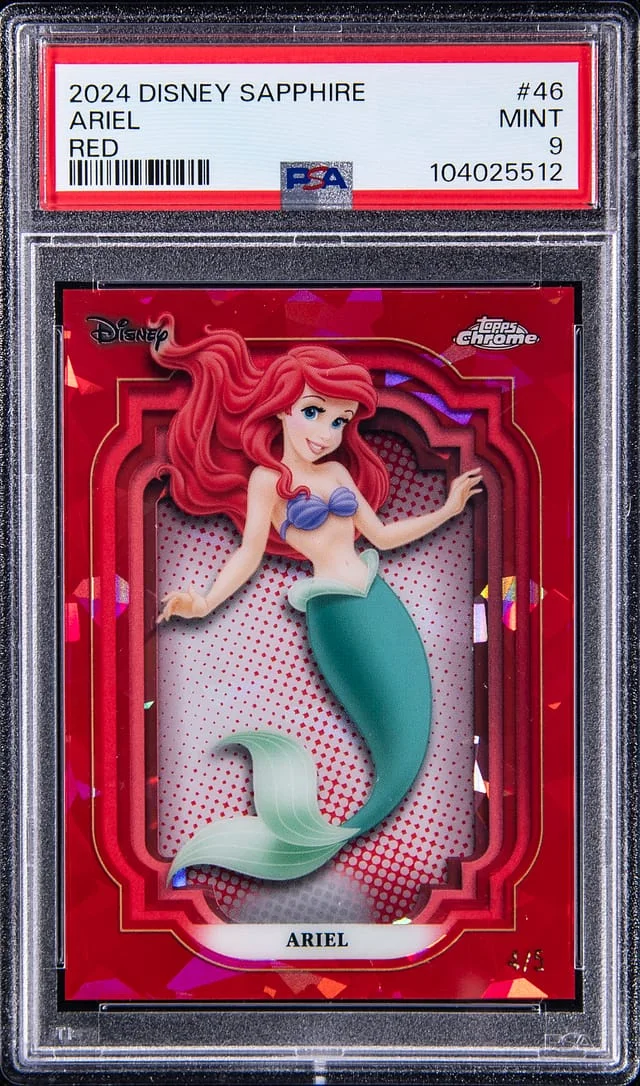 2024 Topps Ariel Disney Sapphire Edition Red #46 card image