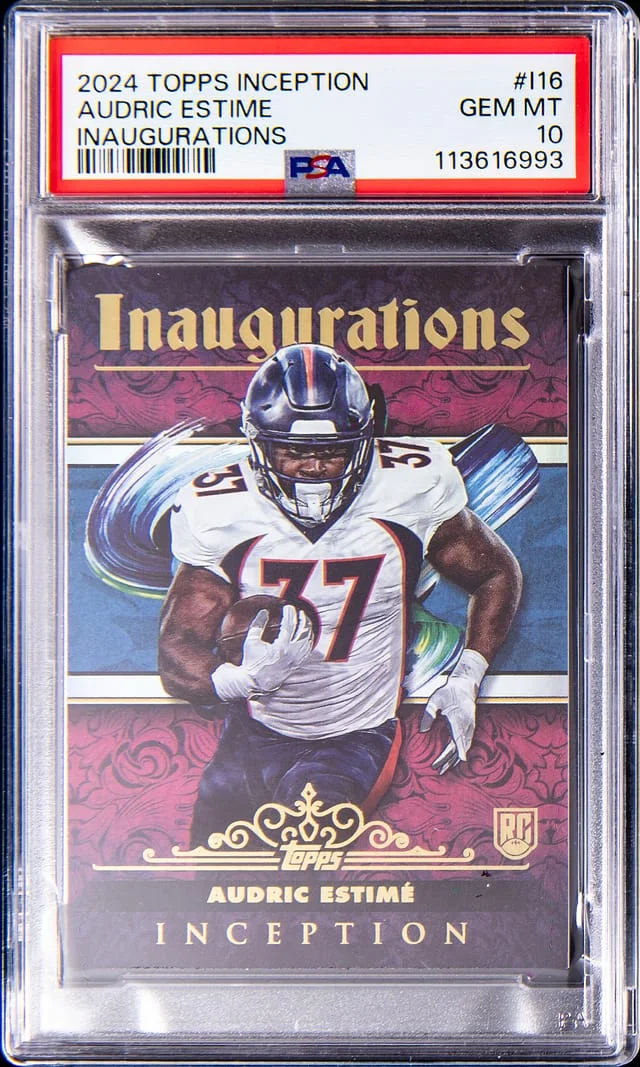 2024 Topps Audric Estime Inception Inaugurations #I-16 card image
