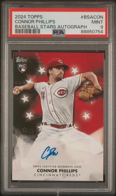 2024 Topps Baseball Connor Phillips Stars Autographs #BSACON card image