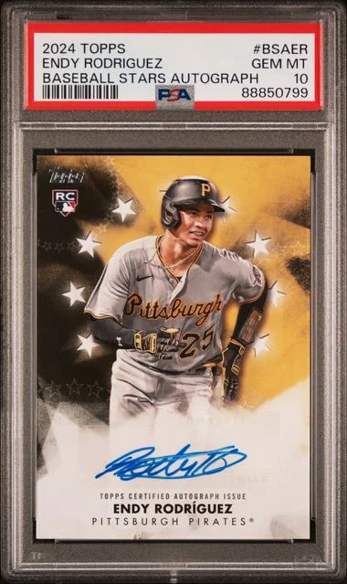 2024 Topps Baseball Endy Rodriguez Stars Autographs #BSAER card image