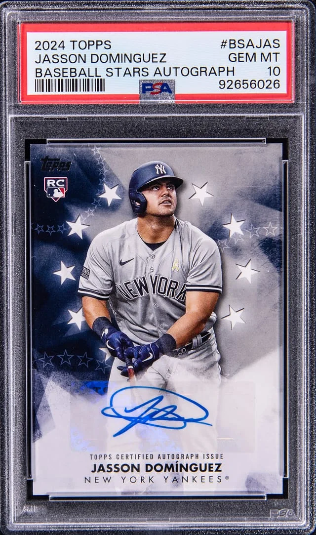 2024 Topps Baseball Jasson Dominguez Stars Autograph #BAS-JAS card image