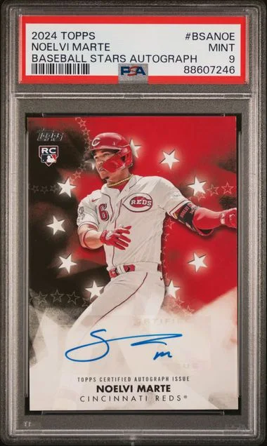 2024 Topps Baseball Noelvi Marte Stars Autographs #BSANOE card image