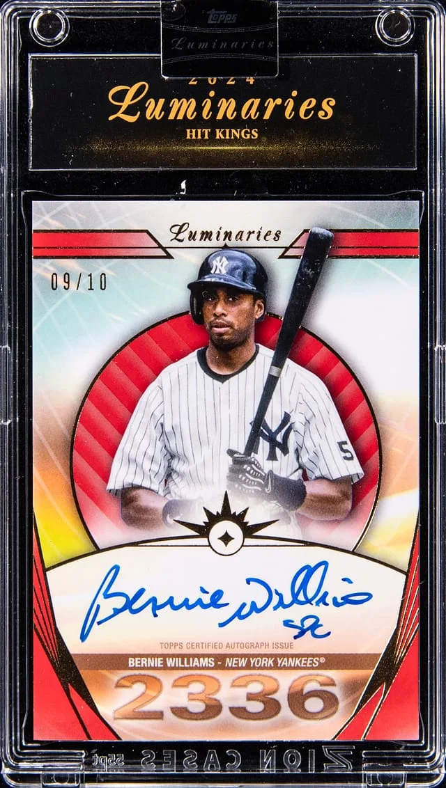 2024 Topps Bernie Williams Luminaries Hit Kings #HK-BW card image