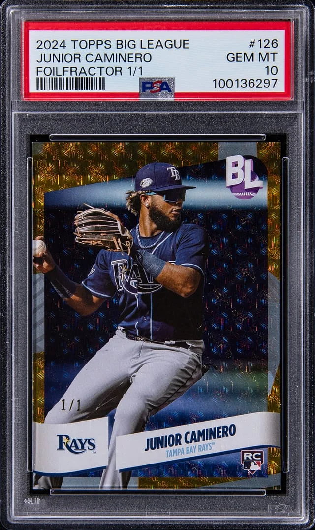 2024 Topps Big Junior Caminero League Foilfractor #126 card image