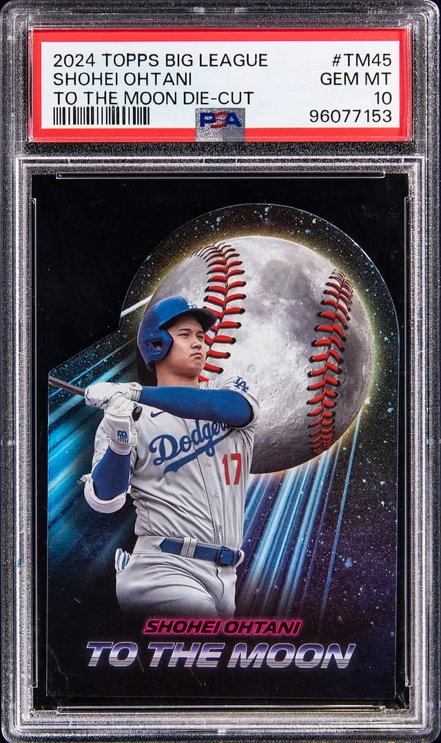 2024 Topps Big Shohei Ohtani League To The Moon Die-Cut #TM-45 card image