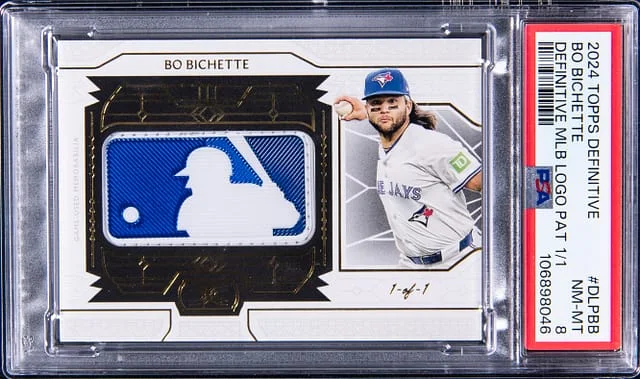 2024 Topps Bo Bichette Game-Used Definitive Collection MLB Logo Patch #DLP-BB card image
