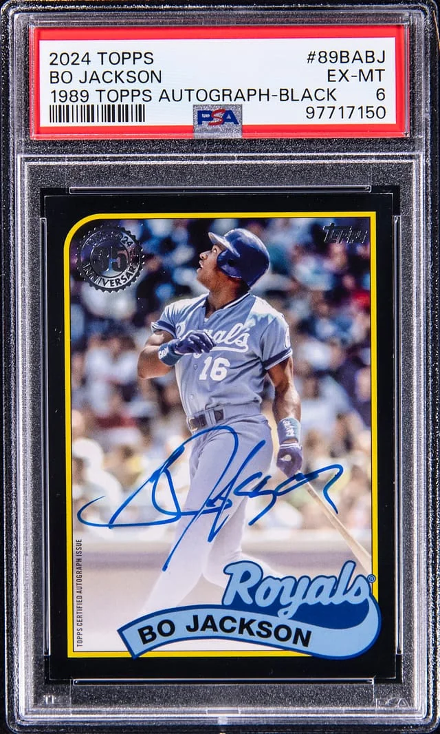 2024 Topps Bo Jackson 1999 Topps Autograph Black #89BA-BJ card image