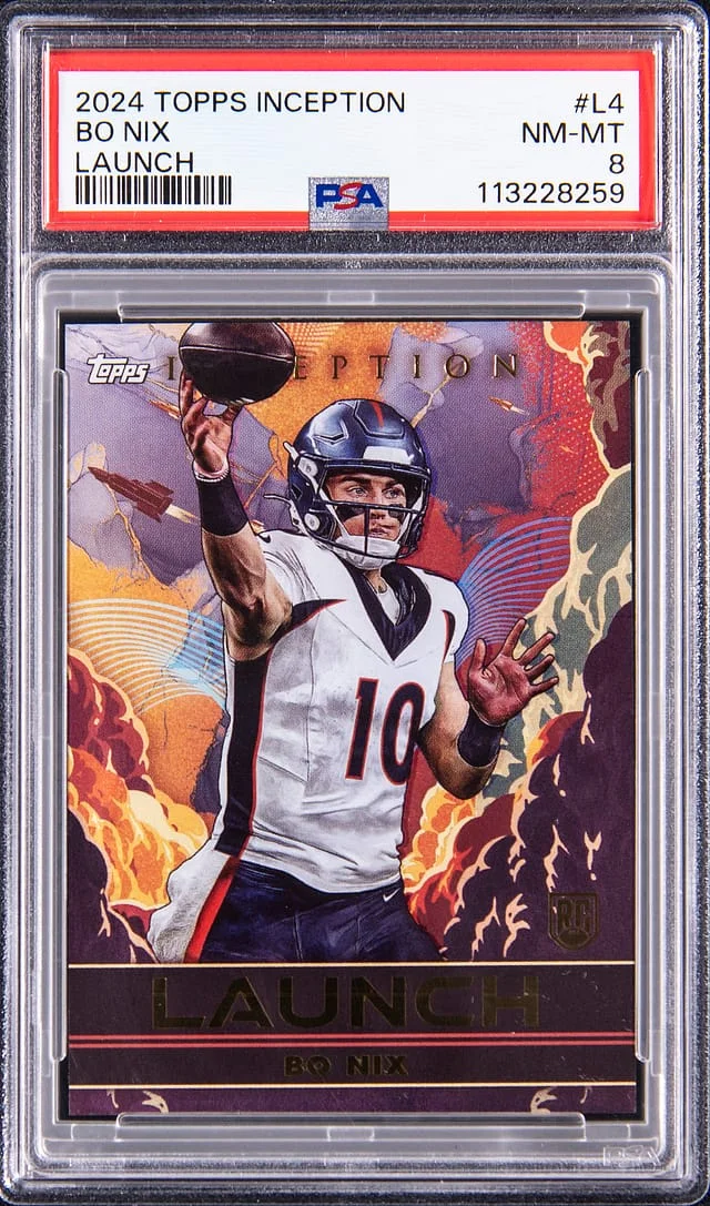 2024 Topps Bo Nix Inception Launch #L-4 card image