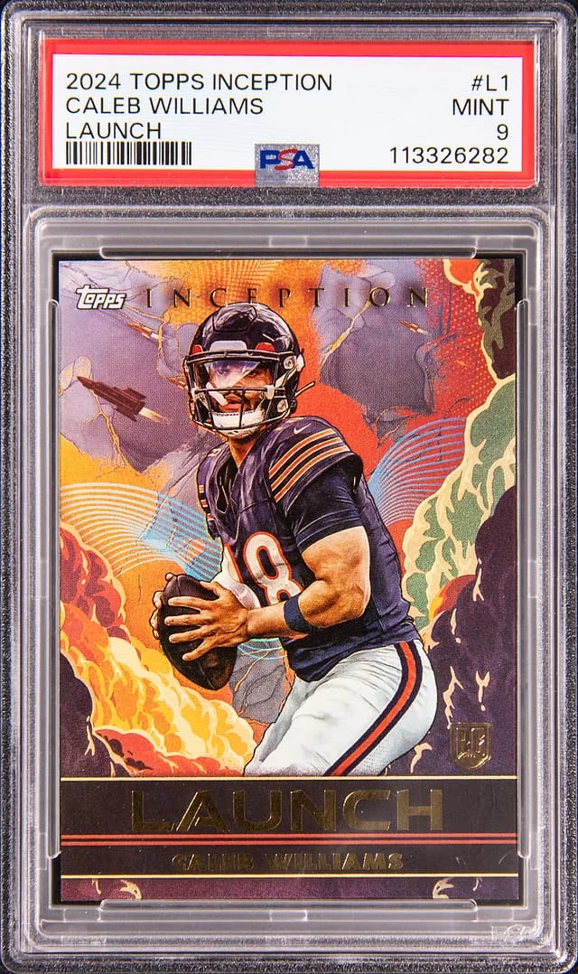 2024 Topps Caleb Williams Inception Launch #L-1 card image
