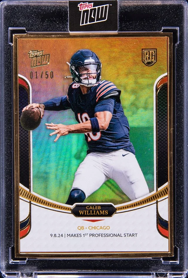 2024 Topps Caleb Williams - Topps Encased Campaign Gold #2 card image