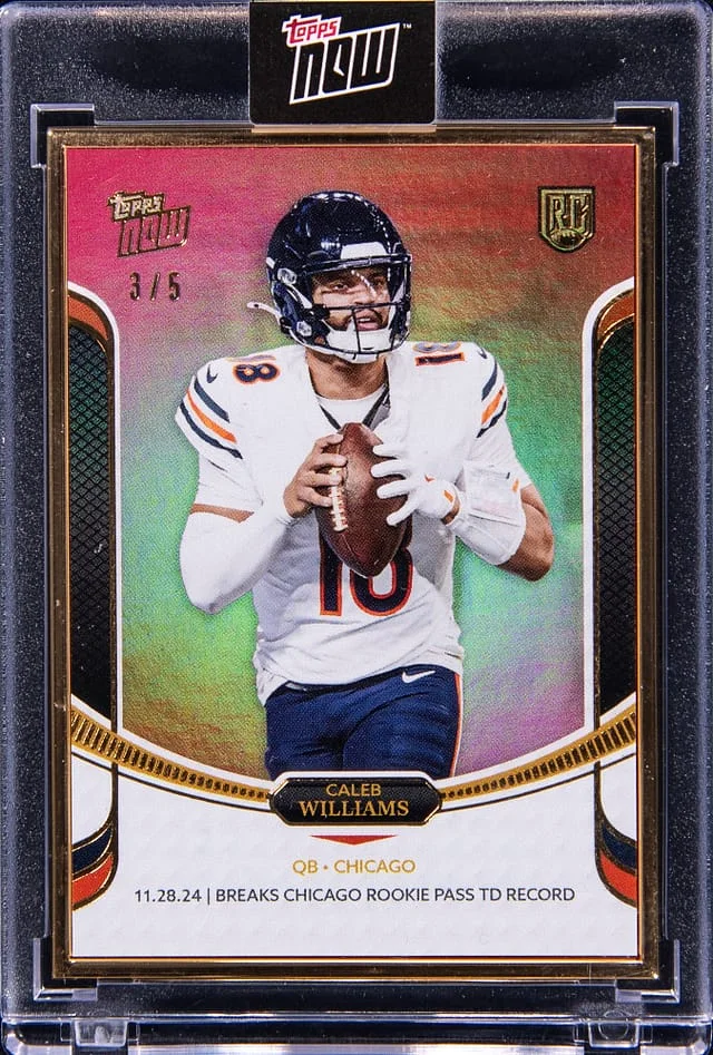 2024 Topps Caleb Williams - Topps Encased Campaign Red #4 card image