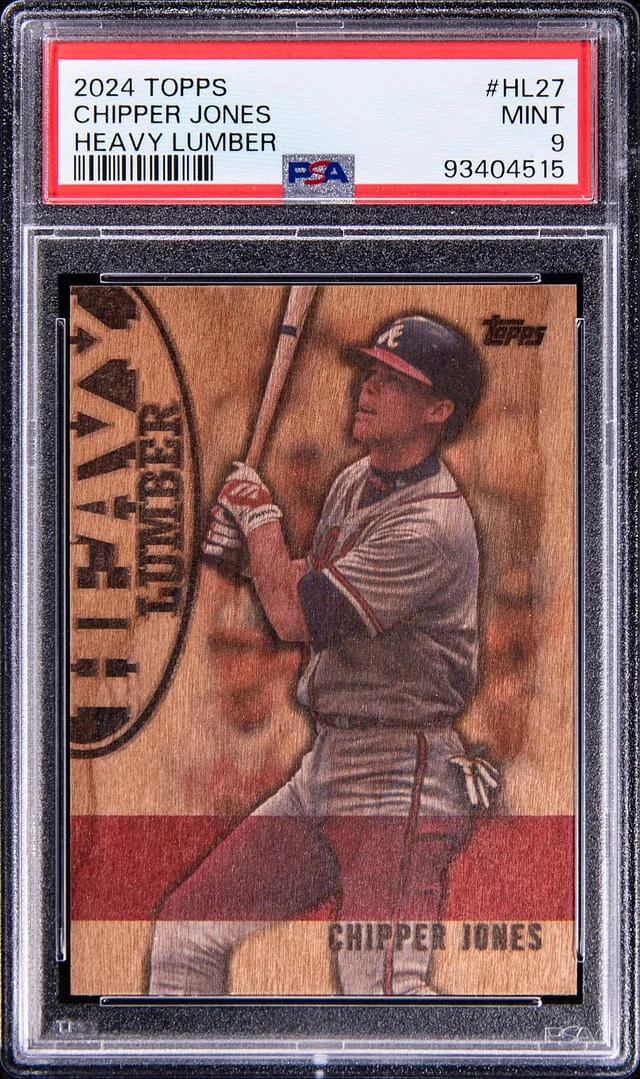 2024 Topps Chipper Jones Heavy Lumber #HL-27 card image