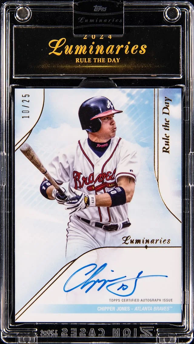 2024 Topps Chipper Jones Luminaries Rule the Day #RD-CJ card image
