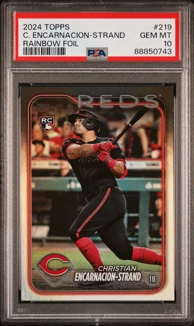 2024 Topps Christian Encarnacion-Strand Rainbow Foil #219 card image